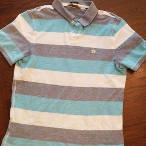 Penguin Classic Fit Striped Polo